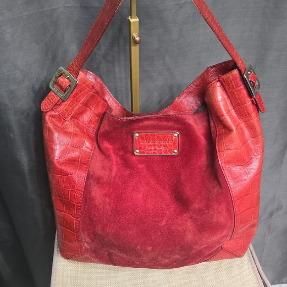 kate spade Handbags - SALE* Kate Spade Vintage Crimson Hobo Bag